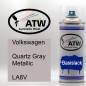 Preview: Volkswagen, Quartz Gray Metallic, LA8V: 400ml Sprühdose, von ATW Autoteile West.